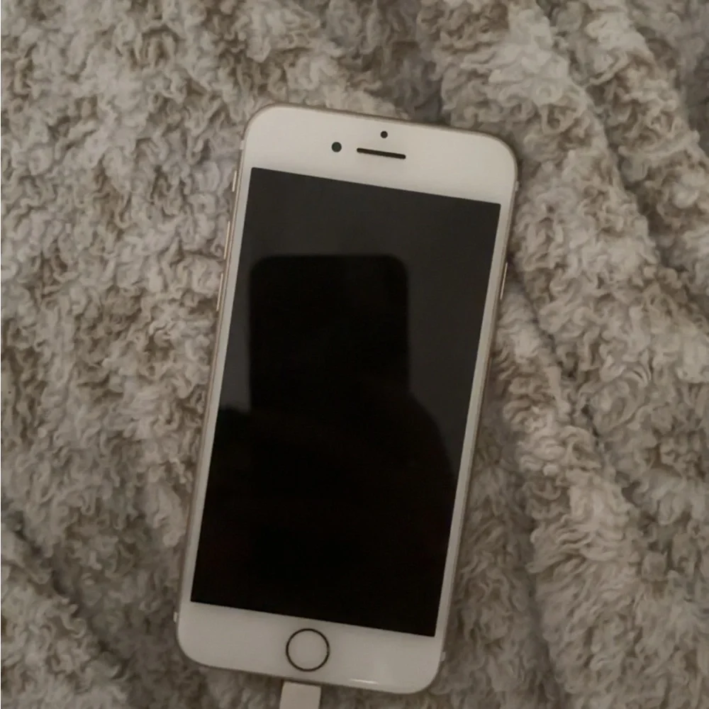 Apple iPhone in White and Gold DM BEFORE PURCHASE